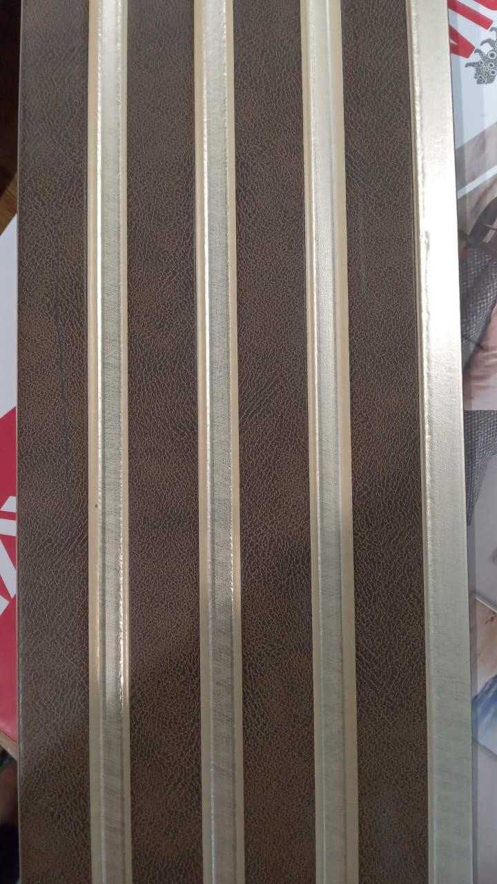 Ht 8 Ft X 5 Inch Charcoal Louvers Panel Wood Brown 8x0.42 - Pn 00859