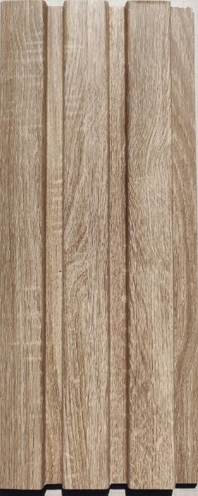 Ex 60 Charcoal Louvers Wood Beige 8x0.41 Ft - Pn 00866