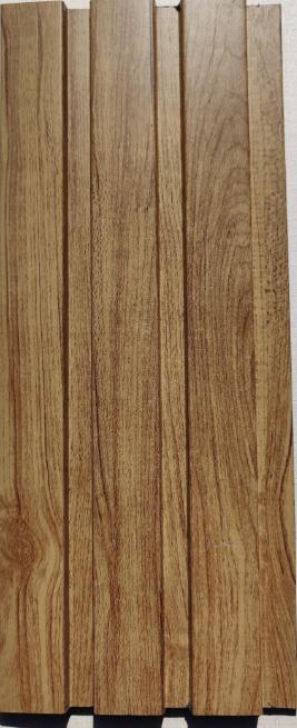 Ex Series Charcoal Louvers Wood Brown 8x0.41 Ft - Pn 00874