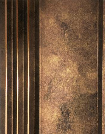 Brown Stone Charcoal Panel Louver Marble & 8x0.42 Ft - Pn 01459