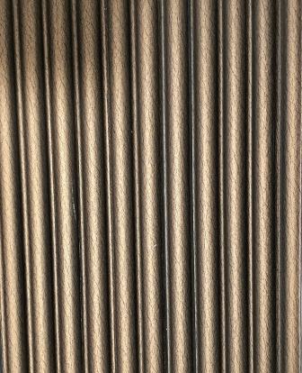 Brown Plain Colour Charcoal Panel Colors Louvers 8x0.42 Ft - Pn 01464
