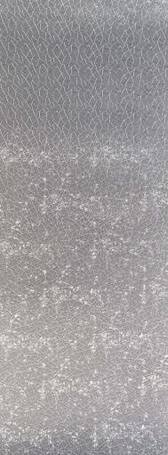 Decorative Velvet Fabric Finish Sheet Panel Designer Louvers Grey 8x4 Ft - Pn 01574