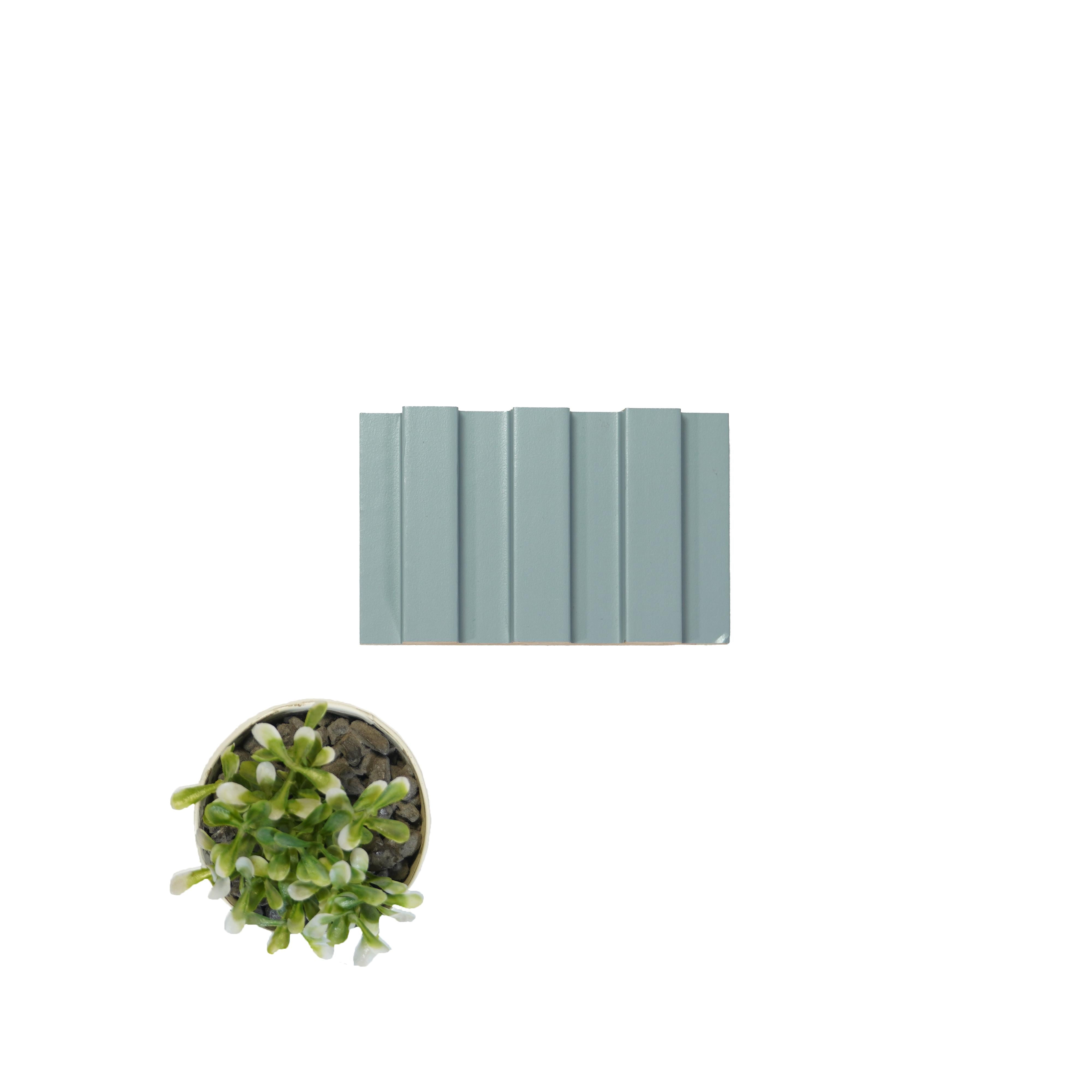 Plain Colour Finish Grey Mdf Louvers Colors 8x0.41 Ft - Pn 02245