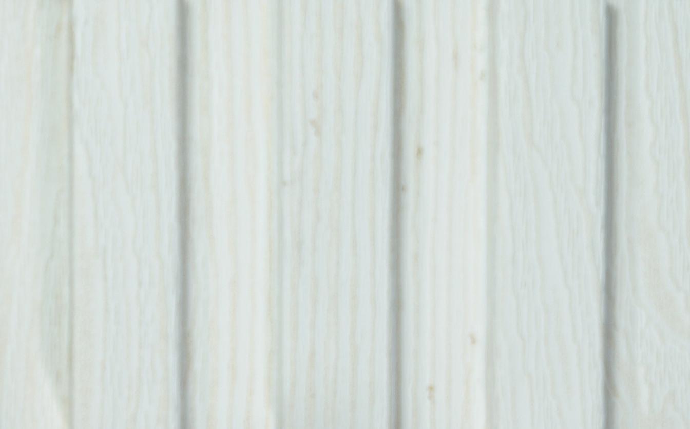 Wood Finish White Mdf Louvers 8x0.41 Ft - Pn 02255