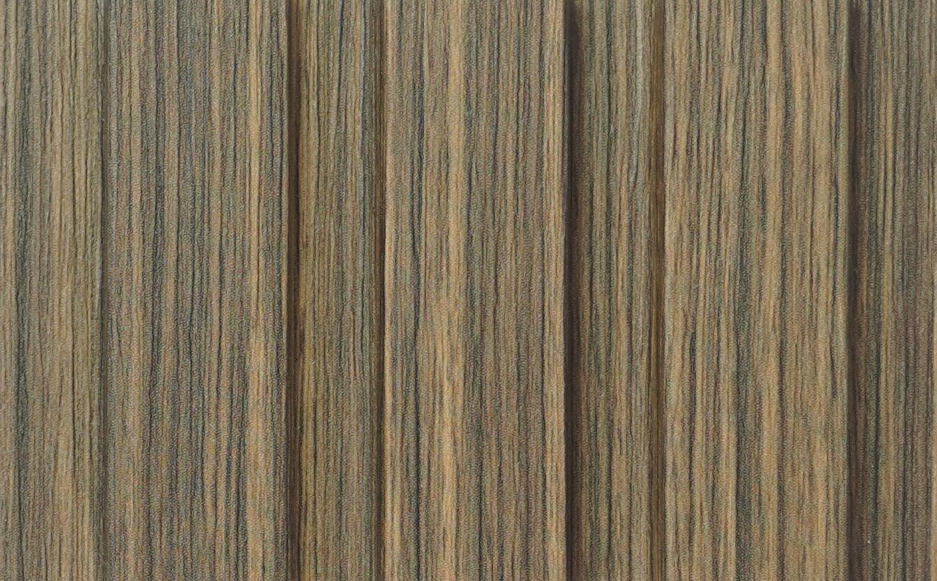 Wood Finish Brown Mdf Louvers 8x0.41 Ft - Pn 02258