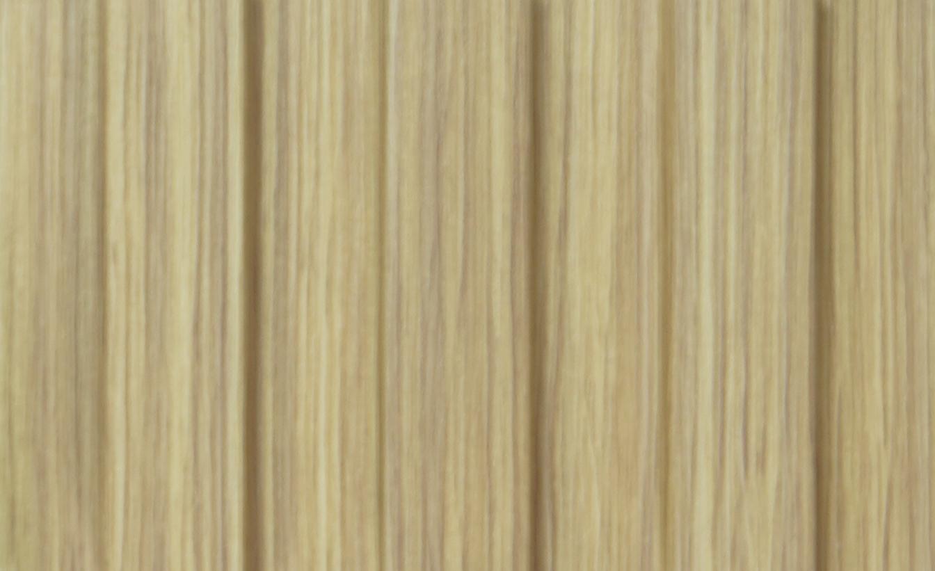 Wood Finish Beige Mdf Louvers 10x0.41 Ft - Pn 02280