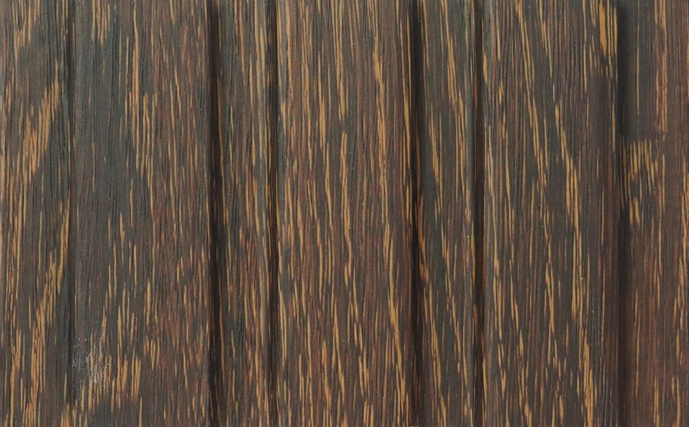 Wood Finish Wenge Mdf Louvers 10x0.41 Ft - Pn 02283