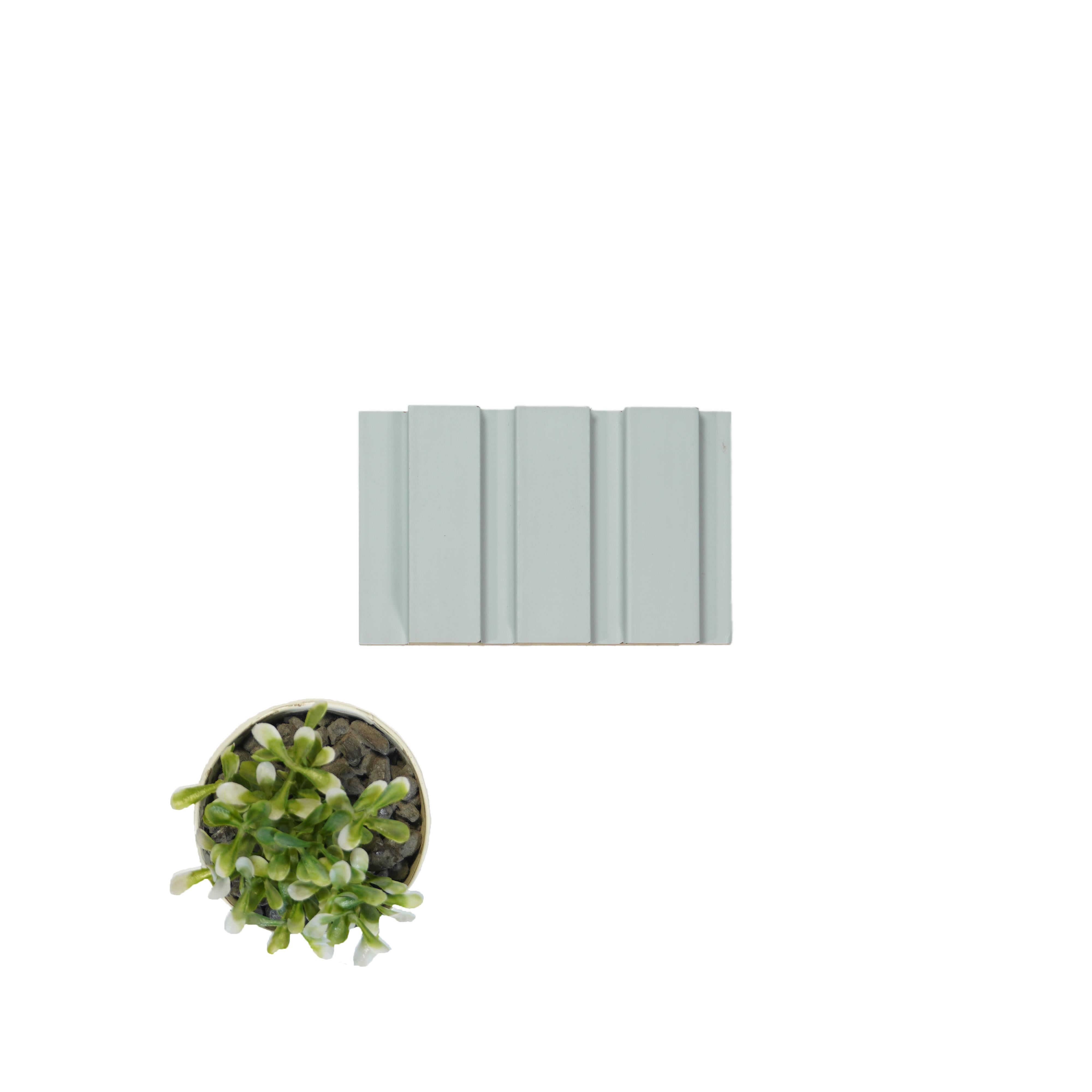 Plain Colour Finish White Mdf Louvers Colors 10x0.41 Ft - Pn 02294