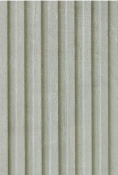 Fluted Cpc Board Plain Colors Louvers Grey 9x0.5 Ft - Pn 02321