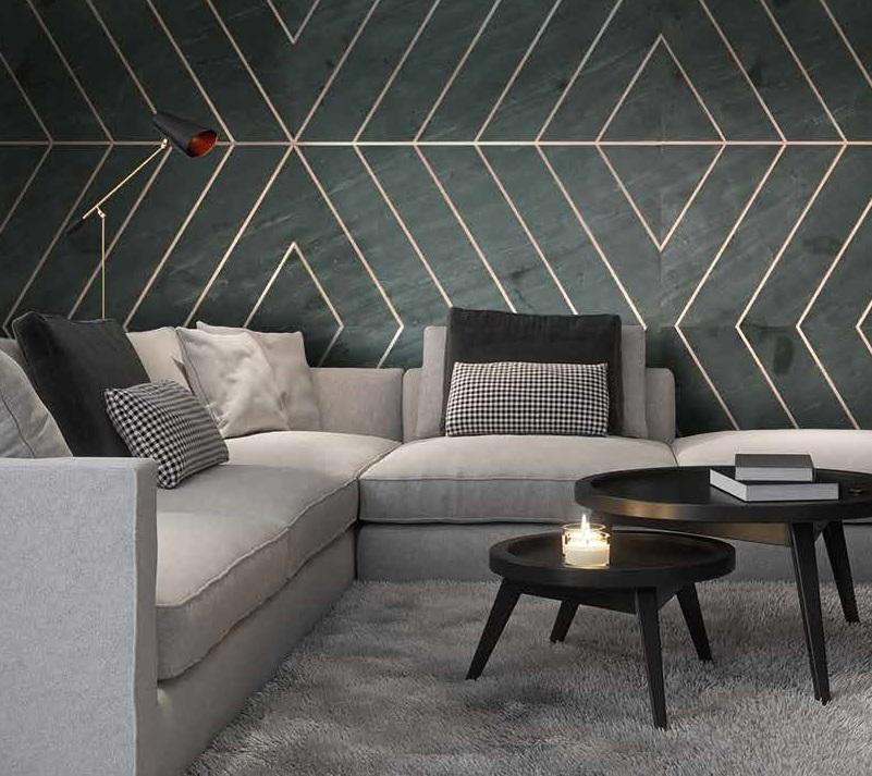 Hong Kong Metal Nero Inlay Panels 8x2 ft designer louvers Grey PN 02960