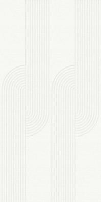 B Polymer Coated HDHMR Decorative Wall Panel 8x2 ft designer louvers White PN 02995