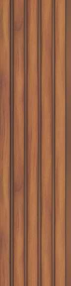 Charcoal Louver Plain Colors Brown 8x0.41 Ft - Pn 03027