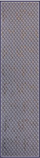 Sisu Velvet Finish Decorative Wall Panel Wood Grey 8x2 Ft - Pn 03117