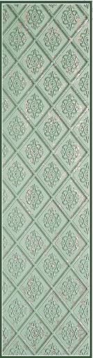 Sisu Velvet Finish Decorative Wall Panel Wood Green 8x2 Ft - Pn 03124
