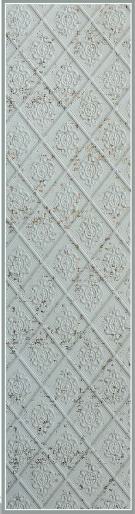 Sisu Velvet Finish Decorative Wall Panel Wood White 8x2 Ft - Pn 03125