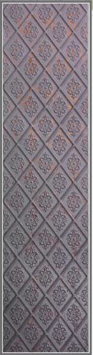 Sisu Velvet Finish Decorative Wall Panel Wood Black 8x2 Ft - Pn 03126