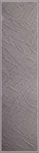 Sisu Velvet Finish Decorative Wall Panel Wood Grey 8x2 Ft - Pn 03143