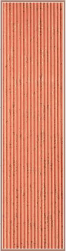 Sisu Velvet Finish Decorative Wall Panel Wood Red 8x2 Ft - Pn 03151