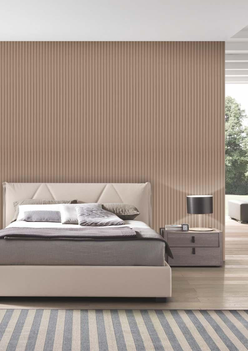 Pvc Louvers Panel Plain Colors Beige 8x0.41 Ft - Pn 03184