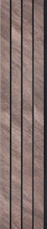 Pvc Louver Marble & Stone Brown 8x0.41 Ft - Pn 03206