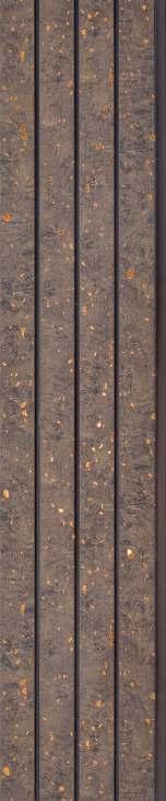 Pvc Louver Designer Brown 8x0.41 Ft - Pn 03210