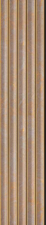 Pvc Louver Wood Brown 8x0.41 Ft - Pn 03217