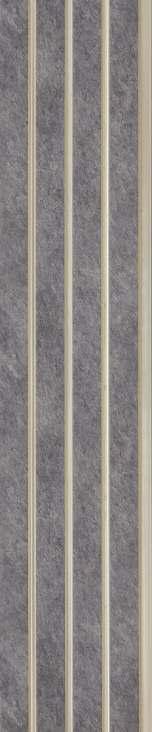 Pvc Louver Designer Grey 8x0.41 Ft - Pn 03225