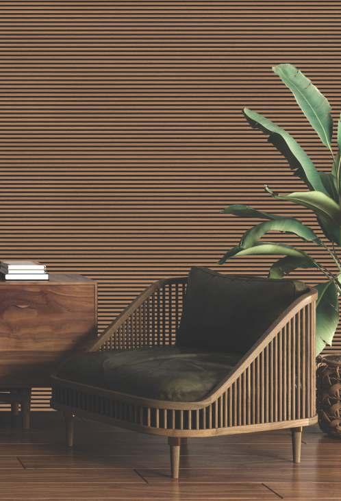 Pvc Louver Marble & Stone Brown 8x0.41 Ft - Pn 03233