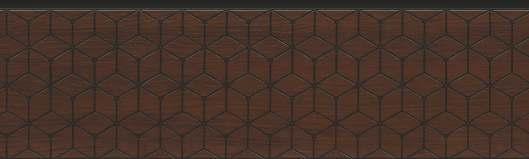 PVC Louver/Panel 8x0.58 ft designer Brown PN 03246