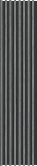 Pvc Louvers Panel Wood Grey 8x0.41 Ft - Pn 03270