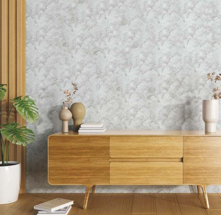 Decorative Wall Louvers Panel Marble & Stone White 8x2 Ft - Pn 03312