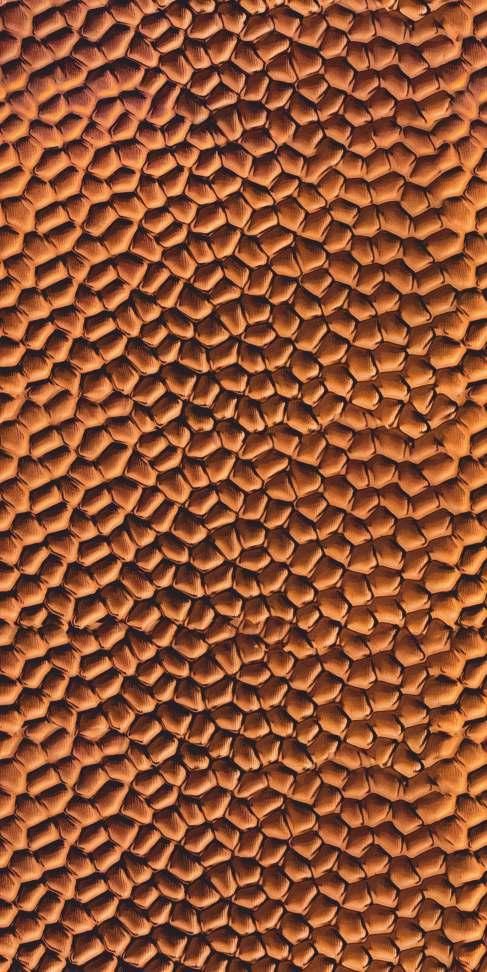 Decorative Wall Louvers Panel Metallic Brown 8x2 Ft - Pn 03321