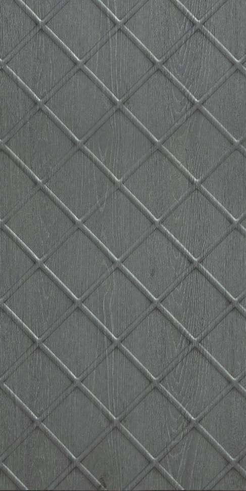 Decorative Wall Louvers Panel Designer Grey 8x2 Ft - Pn 03322