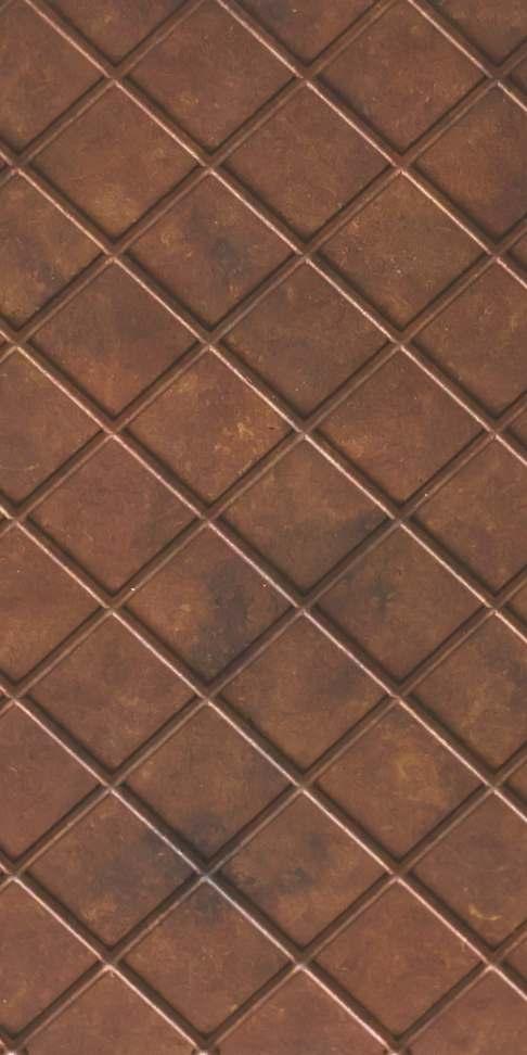 Decorative Wall Louvers Panel Designer Brown 8x2 Ft - Pn 03325