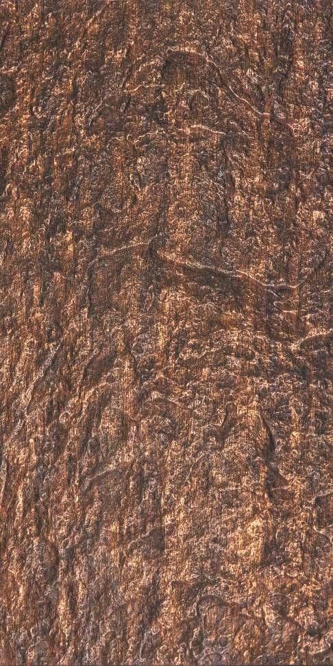 Decorative Wall Louvers Panel Metallic Brown 8x2 Ft - Pn 03330
