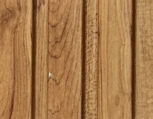 Charcoal Louver Wood Brown 8x0.41 Ft - Pn 03656