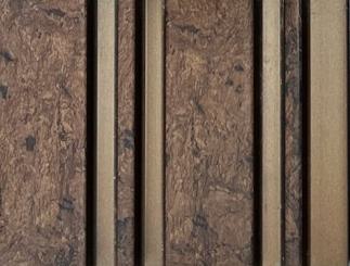 Charcoal Louver Wood Brown 8x0.41 Ft - Pn 03666
