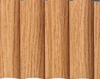 Charcoal Louver Wood Brown 8x0.41 Ft - Pn 03672