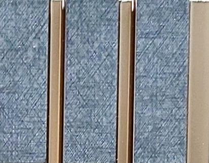 Charcoal Panel Louver Designer Grey 8x0.41 Ft - Pn 05353