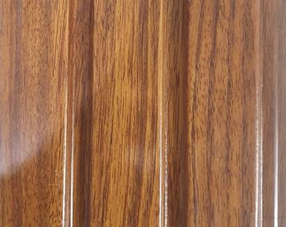 Charcoal Panel Louver Wood Brown 8x0.41 Ft - Pn 05414