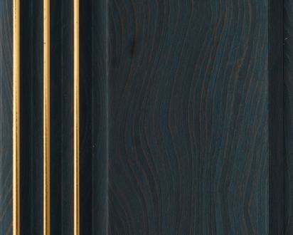 Charcoal Panel Louver Designer Black 8x0.41 Ft - Pn 05420