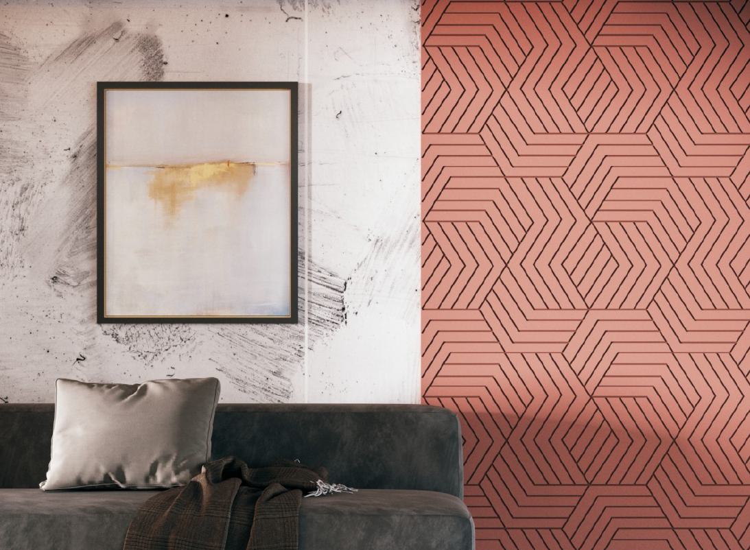 Color Box Red Decorative Wall Panel 8x4 ft designer louvers Red 2015