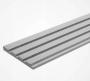Fcb Fibre Cement Board Louvers Panel Metallic Grey 9.84x0.49 Ft - Plank 1