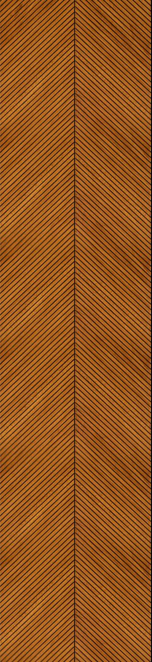 Charcoal Louvers Designer Brown 8x1 Ft - Ra 8128