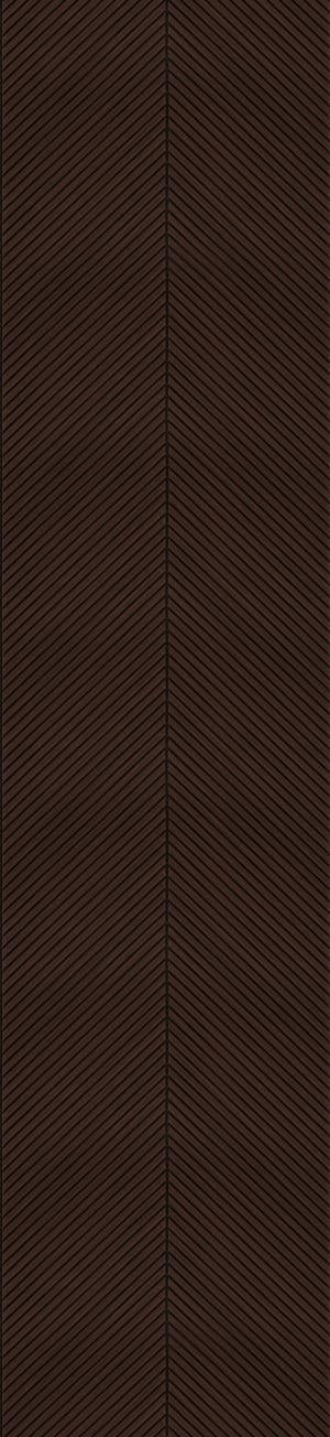 Charcoal Louvers Designer Brown 8x1 Ft - Ra 8129
