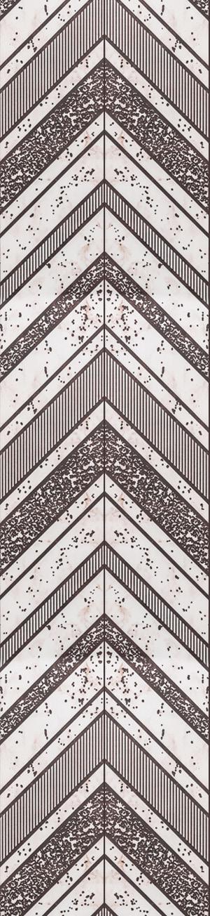 Charcoal Louvers Designer Grey 8x1 Ft - Ra 8137