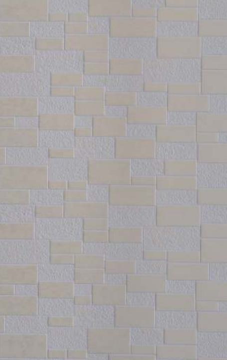 White Charcoal Louver Panel Designer 8x2 Ft - Rc 107