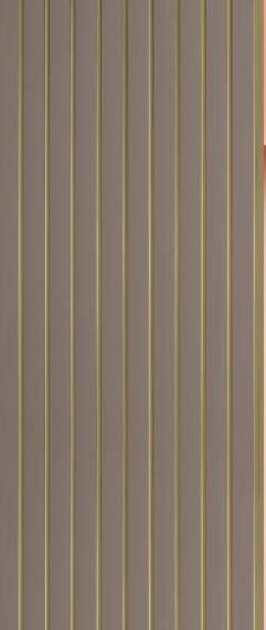 Brown Charcoal Louvers Panel Plain Colors 9.5x1 Ft - Rc 1720