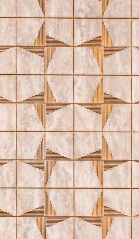 Brown Charcoal Louver Panel Designer 8x2 Ft - Rc 3302