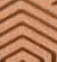 Brown Charcoal Louver Panel Designer 8x2 Ft - Rc 3310